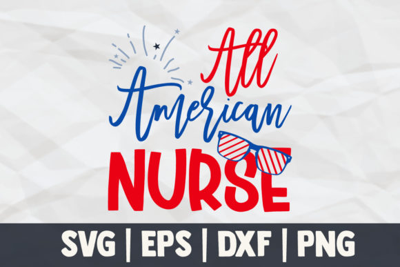 4th of July Nurse Graphics for Crafts
