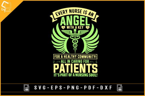 Ever Nurse Angel Graphics for Crafts