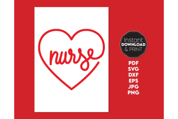 Nurse Appreciation Gift Social Distance Graphics for Crafts