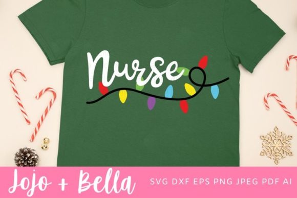 Nurse Christmas Graphics for Crafts Review
