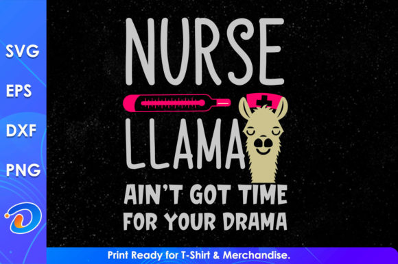 Nurse Llama SVG: Graphics for Crafts