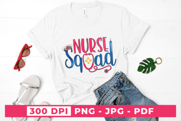 Nurse Squad Graphics for Crafts