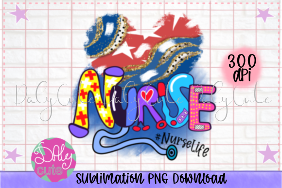 Nurse Sublimation Design: Graphics for Crafts