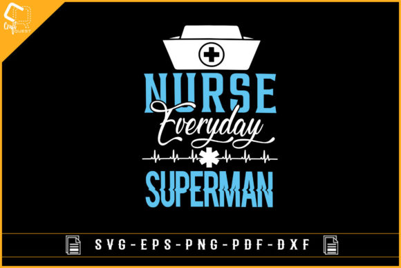 Nurse Superman Graphics for Crafts