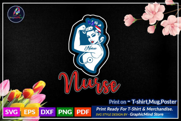Nurse SVG Vector: Graphics for Crafts
