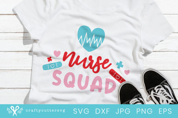 Nursing Squad Graphics for Crafts & Branding