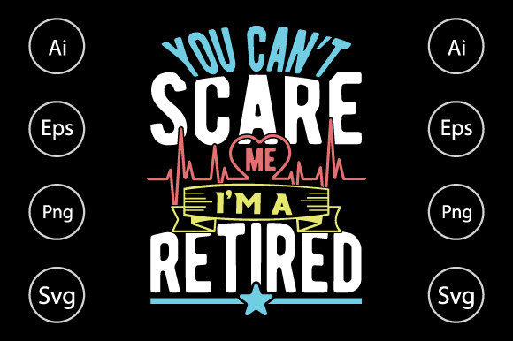 You Can’t Scare Me: Retired Nurse Graphics for Crafts
